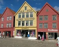 Bergen, Norway - Bryggen in Bergen