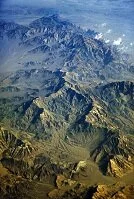 Copyright © Morozova Tatiana Afghan Geography - Mountains from the air