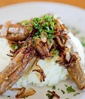 Copyright © Stuart Monk Irish Food - Sausage with mash