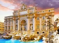 Copyright © Brian Kenney Italian Architecture - Trevi Fountain in Rome