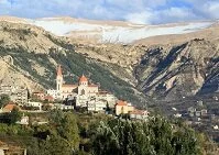 Copyright © Valery Shanin Lebanese Geography - Church in the mountains